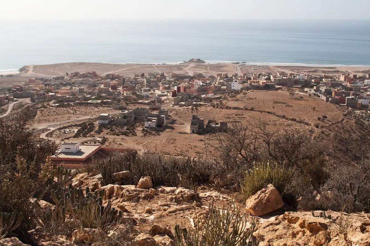 The hillside around Tamraght